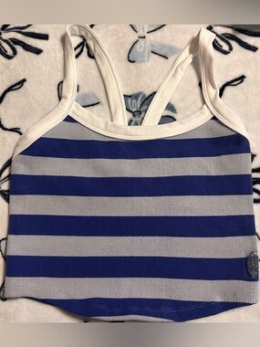 Free People All Clear Striped Cami M/L new with tags